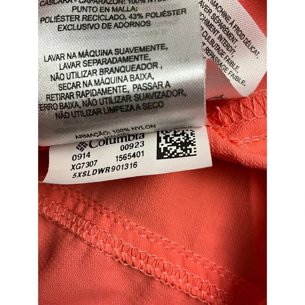 Columbia Kids Girls Size S Coral Long Sleeve Sun Protection Shirt Top Omni Shade